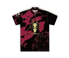 ボウリングウェア ABS】ジャッカルジップアップシャツ JACKAL ZIP UP