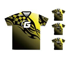 ボウリングウェア ABS】Brand Vneck Gaming Shirt ブランドVネック